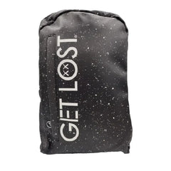 GET LOST PREMIUM SAFFIANO LEATHER BACKPACK - 012 BLACK GALAXY