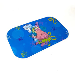METAL TRAY WITH 3D LID - 10 SMOKING SPONGEBOB