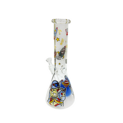10″ R&M Glass Bong Beaker bottom Water Pipe - (1 Count)