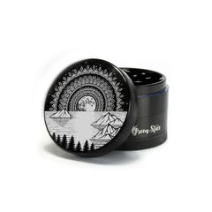 GREEN STAR 2.5" GRINDER - MOUNTAIN MANDALA SCENE