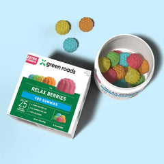 GREEN ROAD RELAX BERRIES EXTRA STRENGTH 30PC 750MG