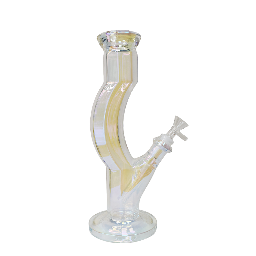 11" Diamond Cut Worked Body Water Pipe - Various Colors - (1 Count)