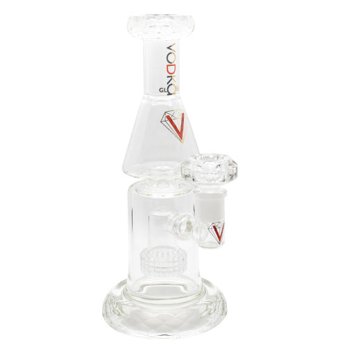 11" Vodka Thick Glass - Rosaline - With 18mm Bowl - (1 Count)