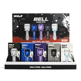 WULF GLASS BELL HAND PIPE - ASSORTED COLOR
