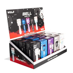 WULF GLASS BELL HAND PIPE - ASSORTED COLOR