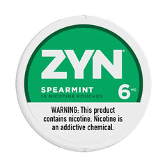 ZYN NICOTINE POUCHES 5PC/15PK - SPEARMINT 6MG