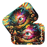 PULSAR METAL TRAY 11"X7" - SUNFLOWER OF THE MIND