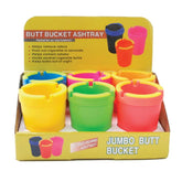 BUTT BUCKET CAR ASHTRAY NEON GLOW IN THE DARK 30495