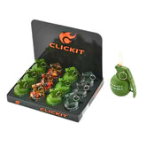 CLICKIT GERNADE FLAME WITH SOUND LIGHTER GH-6666