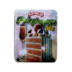 SMOKE PROOF BAGS - SPRINKLEZ PINK CHAMPAGNE CAKE