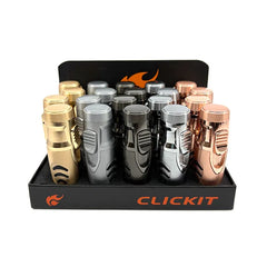CLICKIT DOUBLE TORCH GH-8159 ASSORTED