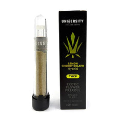 UNIVERSITY THCP EXOTIC FLOWER PRE ROLL 2.5G 10CT