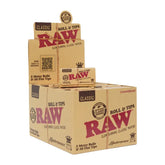 RAW CLASSIC KING SIZE SLIM ROLL WITH FLAT TIPS - MASTERPEACE