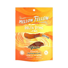MELLOW FELLOW MICRODOSE EDIBLES D9+CBD 80MG 6CT