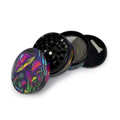 CLICKIT MIXED DESIGN PRINTED METAL GRINDER MG-003
