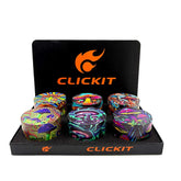 CLICKIT MIXED DESIGN PRINTED METAL GRINDER MG-003