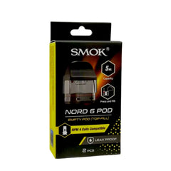 SMOK NORD 6 EMPTY POD TOP FILL 2PK
