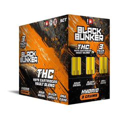 BLACK BUNKER THC CARTRIDGE 3G 3PK 5CT