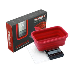 TRUWEIGH CRIMSON COLLAPSIBLE BOWL SC-201 200G X 0.01 BLACK RED