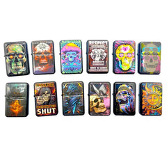SMOKEZILLA LIGHTER 023983 FLIP TOP PIPE - ASSORTED