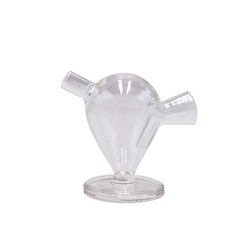 3" Egg Clear Glass Joint Bubbler - (1 Count)