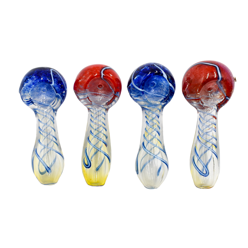 3" Lolli Swirl Hand Pipe Colors May Vary - (1 Count)