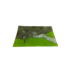 AFG/DEEZ NUTZ GLASS SHATTER TRAY - AHM PIPHAND GREEN