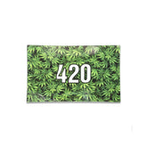 V-SYNDICATE ROLLING GLASS TRAY MEDIUM - 420 GREEN