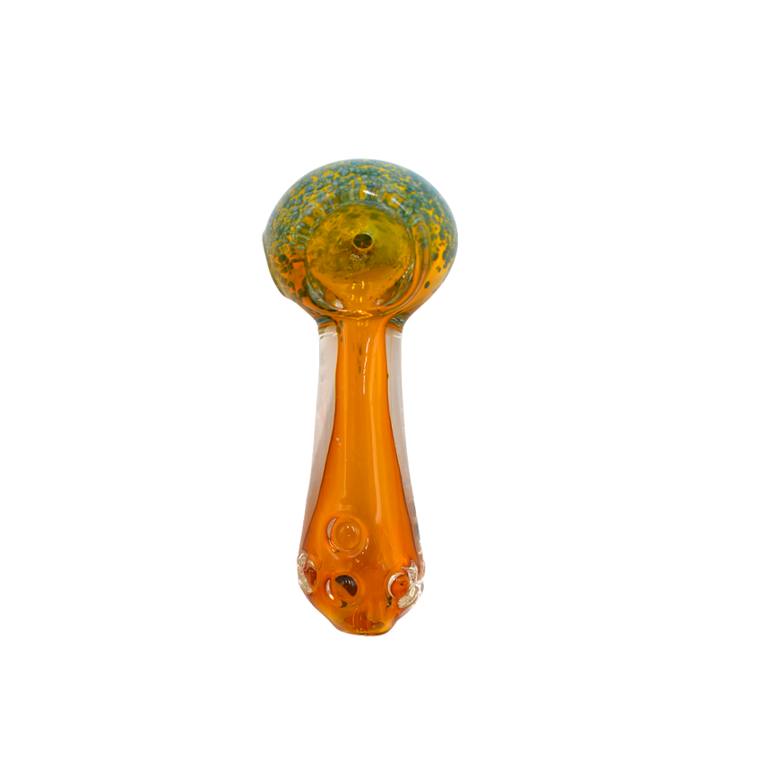 4" Golden Green Hand Pipe - (1 Count)