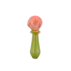 4" Green Pop Hand Pipe - (1 Count)