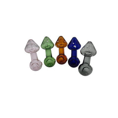 4" Mushroom Top Handpipe Colors May Vary - (1 Count)