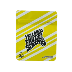 4X5 ZIPPER BAG 100PK YELLOW FRUIT STRIPS