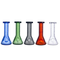 4.7" Sandblasted Beaker Handpipe - Colors May vary - (1 Count)