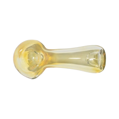 5" Flush Fumed Glass Hand Pipe - Yellow- (1 Count)