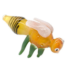 5" Honey Bee Glass Hand pipe - Design May Vary - (1 Count)