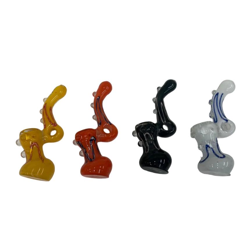 5" Single Ring Frit Bubbler -Colors May Vary - (1 Count)