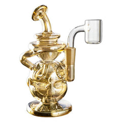 5.5" Mj Arsenal Special Edition Infinity Mini Dab Rig - Gold - (1 Count)