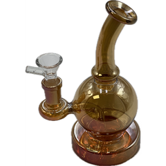 6" Elector Plated Ball Shaped Water Bubbler - Design May Vary - (1 Count)