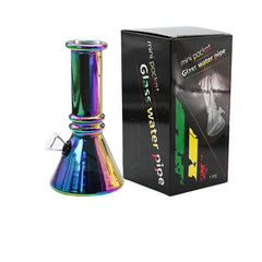 6" Electro Mini Pocket Glass Water Pipe - Color & Design May Vary - (1 Count)