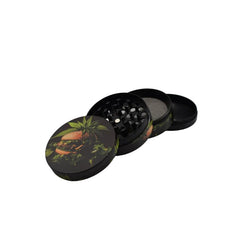 63mm 4 Part Grinder - Leaf Burger - (1 Count)