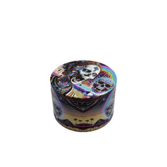 63mm 4 Part Grinder - Metal Skull - (1 Count)