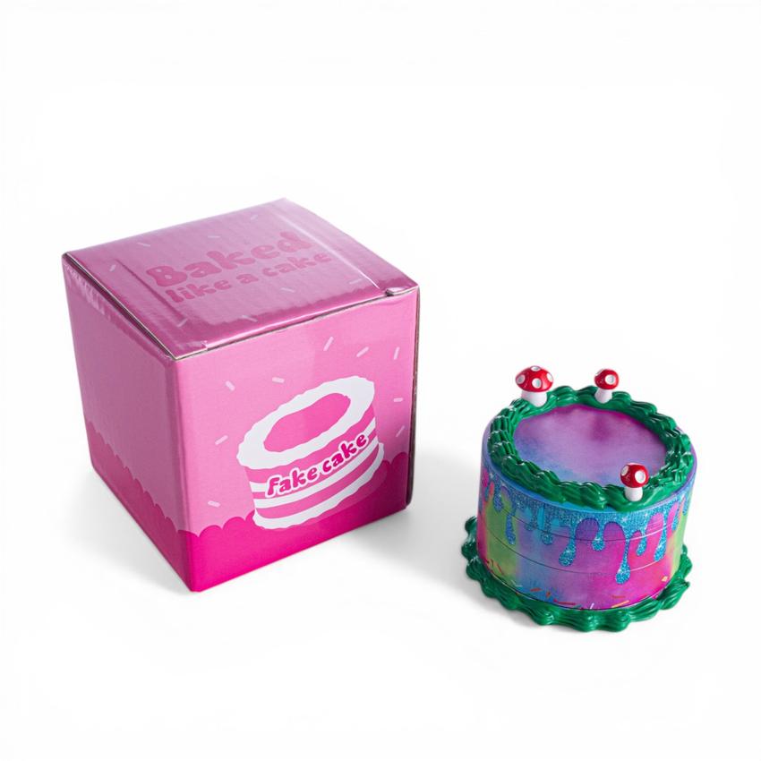 63mm 4 Piece Grinder - Drizzle Cake - (1 Count)