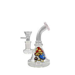 6.3" Bent Neck Waterpipe - Colors May vary - (1 Count)