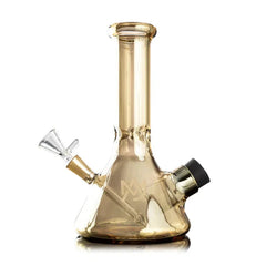 7" Mj Arsenal Cache Mini Water Pipe - Gold or Clear - (1 Count)