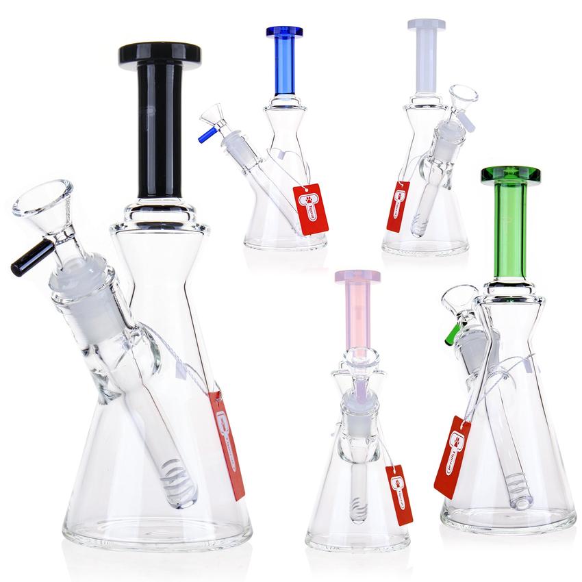 8" Beaker Tube Water Pipe - Various Colors - (1 Count)