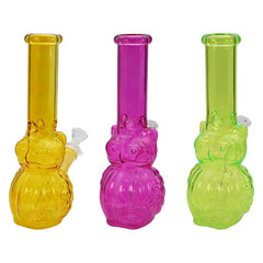 9" Sitting Owl Water Pipe - Design And Color May Vary - (1 Count)