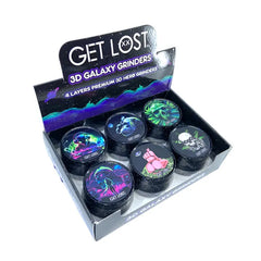 GET LOST GALAXY GRINDER 63MM 3D - ASSORTED 004
