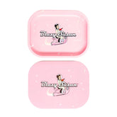 BLAZY SUSAN SMALL ROLLING TRAY W/ LID