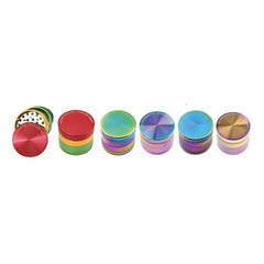 CHROMIUM CRUSHER HERB GRINDER 2.1" 70091