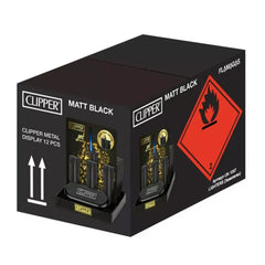 CLIPPER LIGHTERS CMKJ11 ELECTRONIC JET FLAME - MATT BLACK